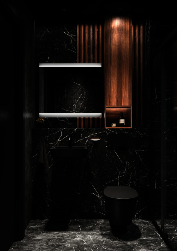 IS Wand-T-WC Connect Air AquaBlade unsichtbare Bef. 360x540x350mm Schwarz