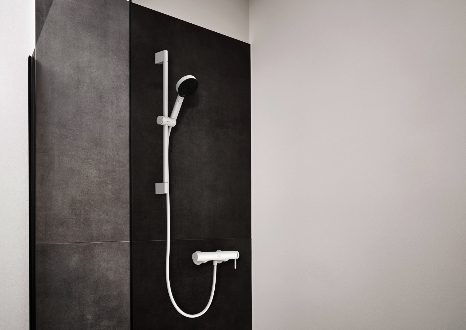 Hansgrohe Brausenmischer Aufputz Finoris mattweiss