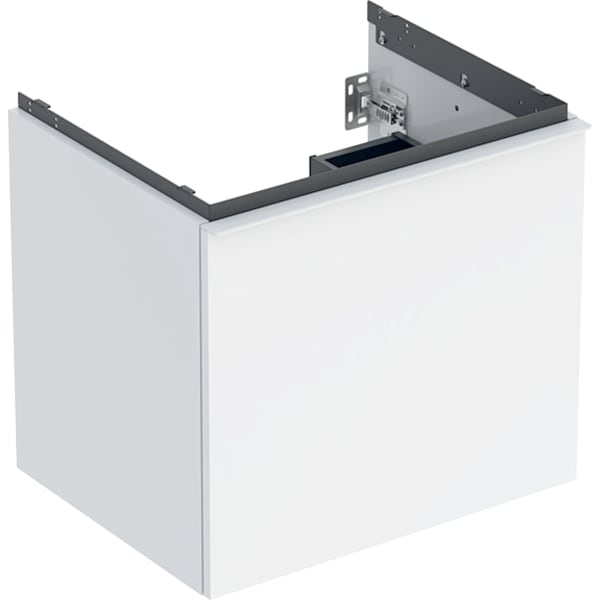 Geberit Acanto US für WT B:60cm, 1 Schubl. 1 i.Schubl., weiß hgl.