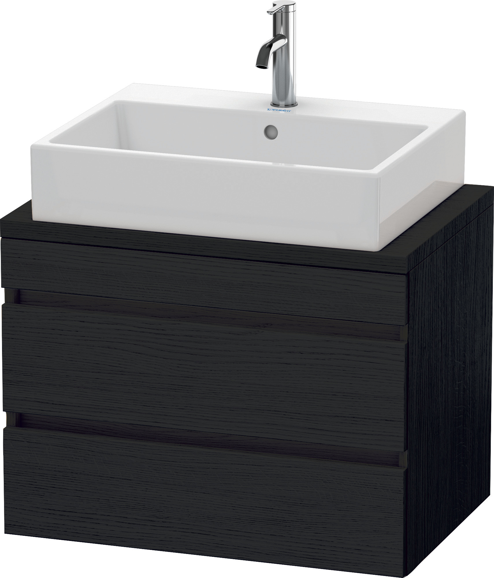 Duravit WTU DuraStyle f. Konsole 512x700x478 2SchKa, Eiche Schwarz