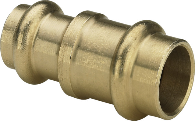 Viega Muffe mit SC Sanpress 9778.1 in 15x10mm Siliziumbronze