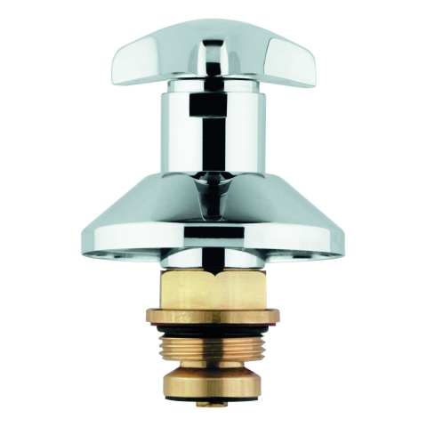GROHE Oberteil 11508 für UP-Ventile 1" Trecorn Griff Markierung rot chrom