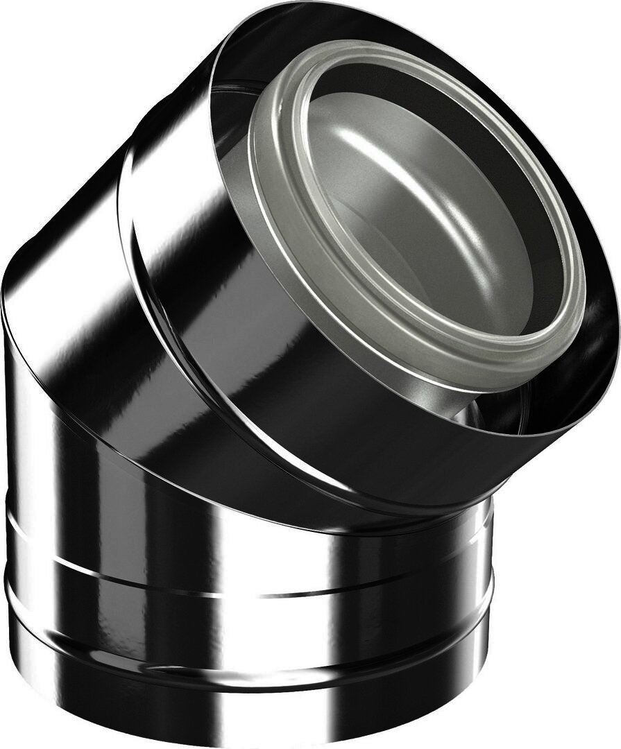 BOSCH Abgaszubehör FC-CE125-45 Bogen 45 Gr, d:125/185 mm, Edelstahl