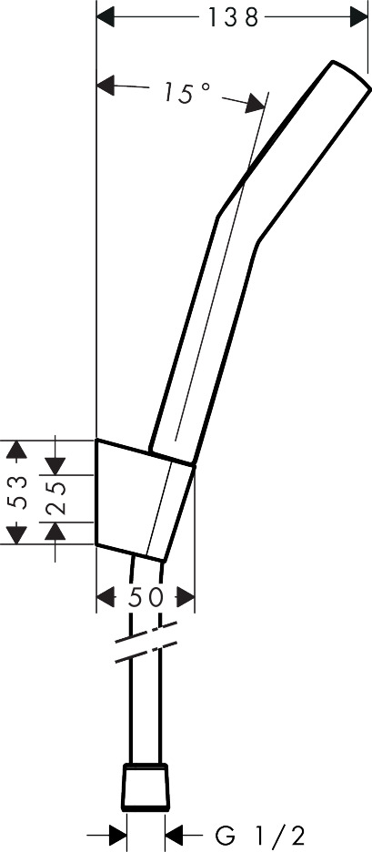 Hansgrohe Brausehalterset Activera Select S 95 2jet EcoSmart Schlauch 1250mm chrom Hansgrohe Brausehalterset Activera Select S 95 2jet EcoSmart Schlauch 1250mm chrom