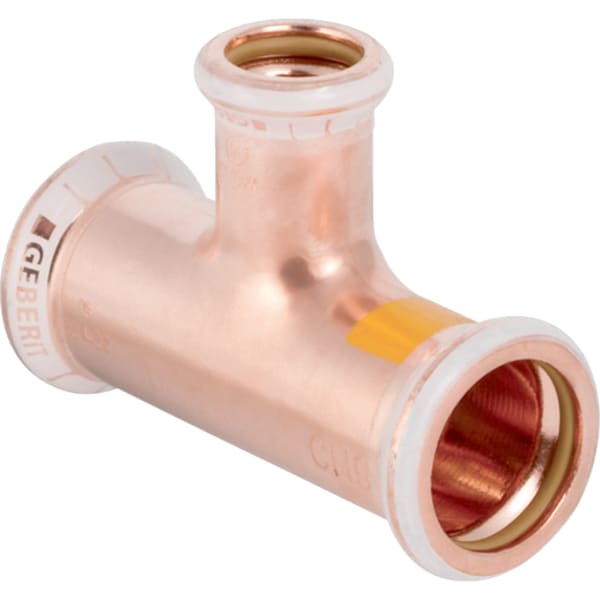 Geberit Mapress Kupfer T-Stück reduziert (Gas) d42-35-42