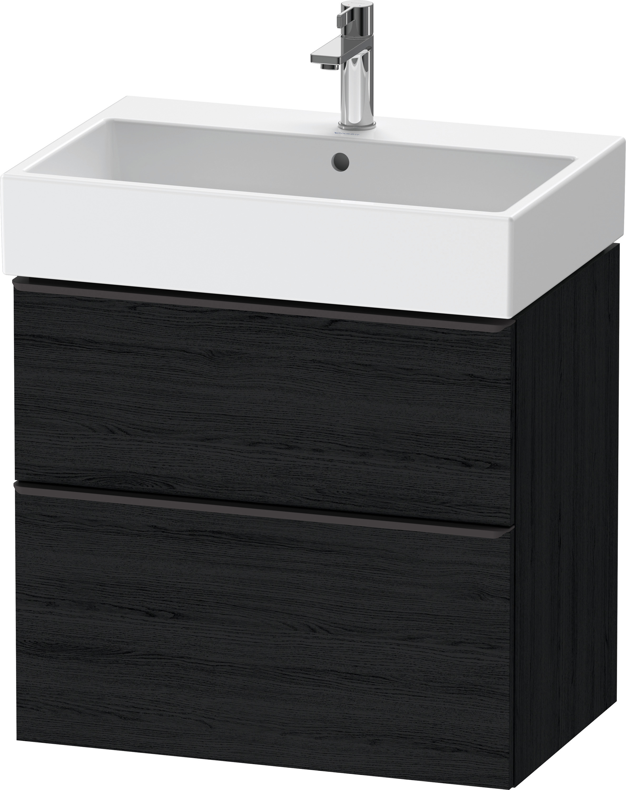 Duravit D-Neo WTU,Ausz:1,Schubk:1,GR:Dia.Schw 684x442x625mm,Wdh,Eiche Schwrz.Matt,Dek