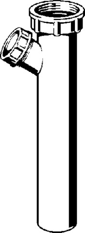 Viega Verstellrohr 7985.30 in G1 1/4 x 40mm x 200mm Kst. weiß