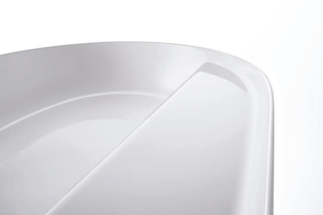 DU Aufsatzbecken Luv 600mm o.ÜL, m.HLB, 1 HL, grau seidenmatt, WG