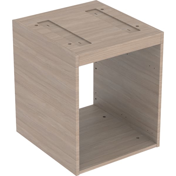 Geberit Korpus für VariForm US mit 2 Schubl. für AS-WT, 45x55,2cm Eiche