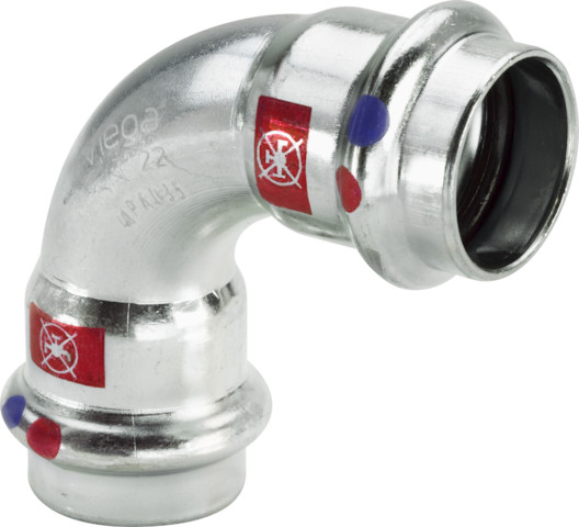 Viega Bogen 90 Grad mit SC Prestabo 1116LF in LABS-frei in 54mm