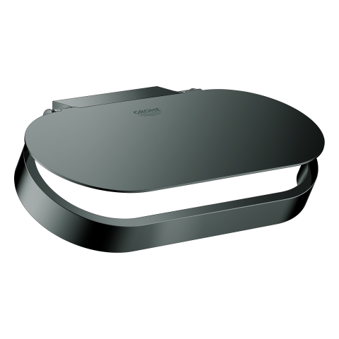 GROHE WC-Papierhalter Selection 41069 mit Deckel hard graphite