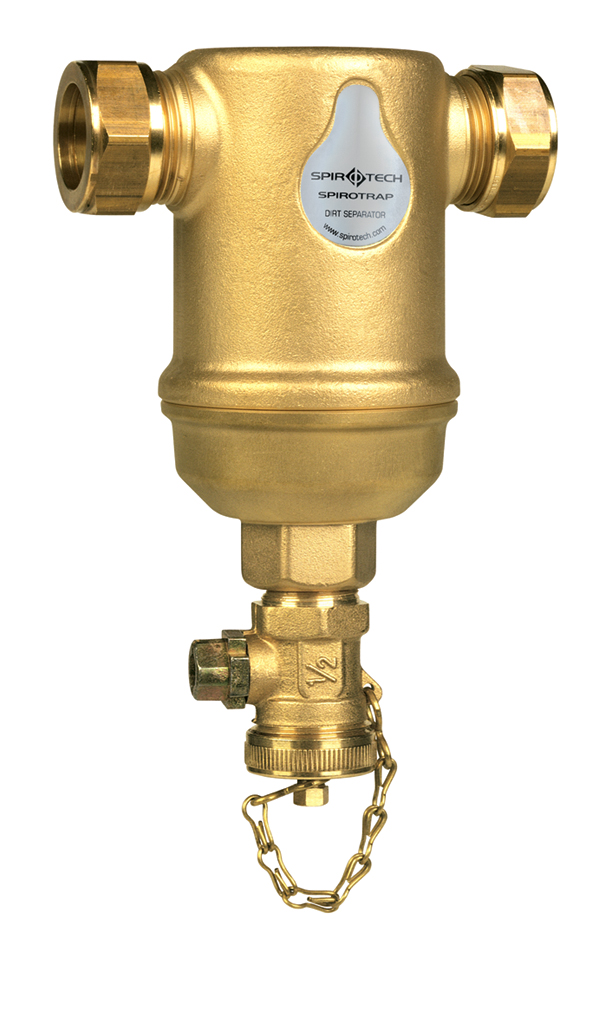 Spirotech Schlammabscheider SpiroTrap 22 mm, 10 bar, 110 Grad Spirotech Schlammabscheider SpiroTrap 22 mm, 10 bar, 110 Grad