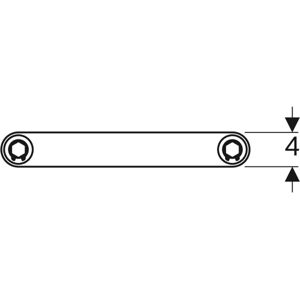 Geberit Montagehilfe für Gaszähleranschlüsse