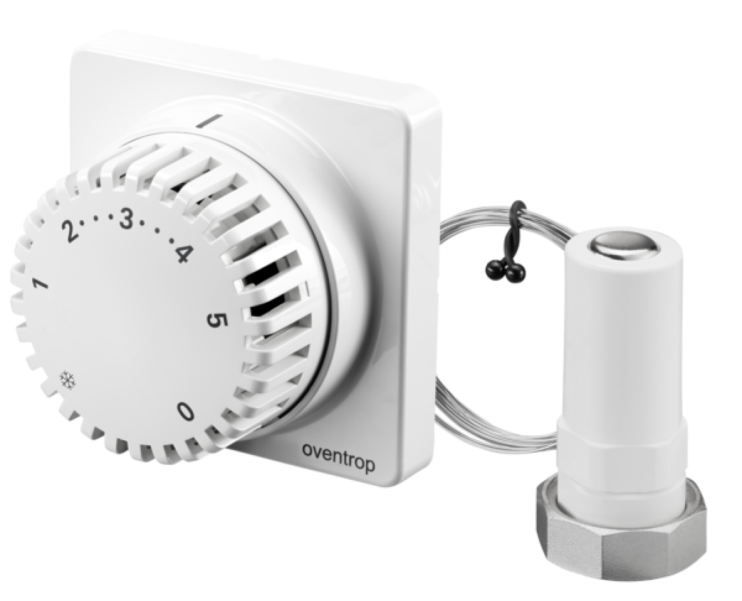 OVENTROP-Thermostat "Uni FH" 7-28 C, 0 * 1-5, Fernverstellung 2m