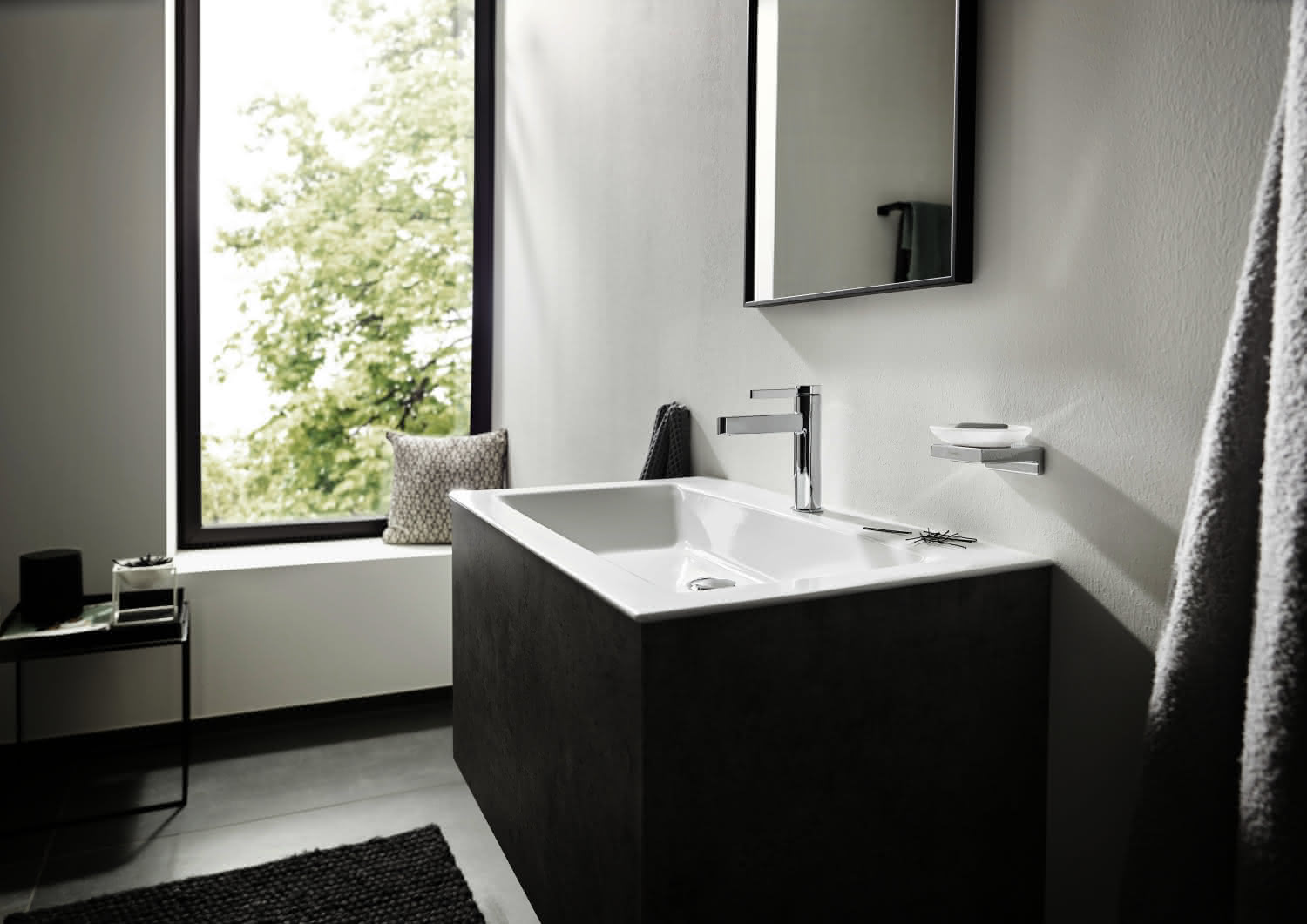 Hansgrohe Standventil 100 Finoris ohne Ablaufgarnitur chrom