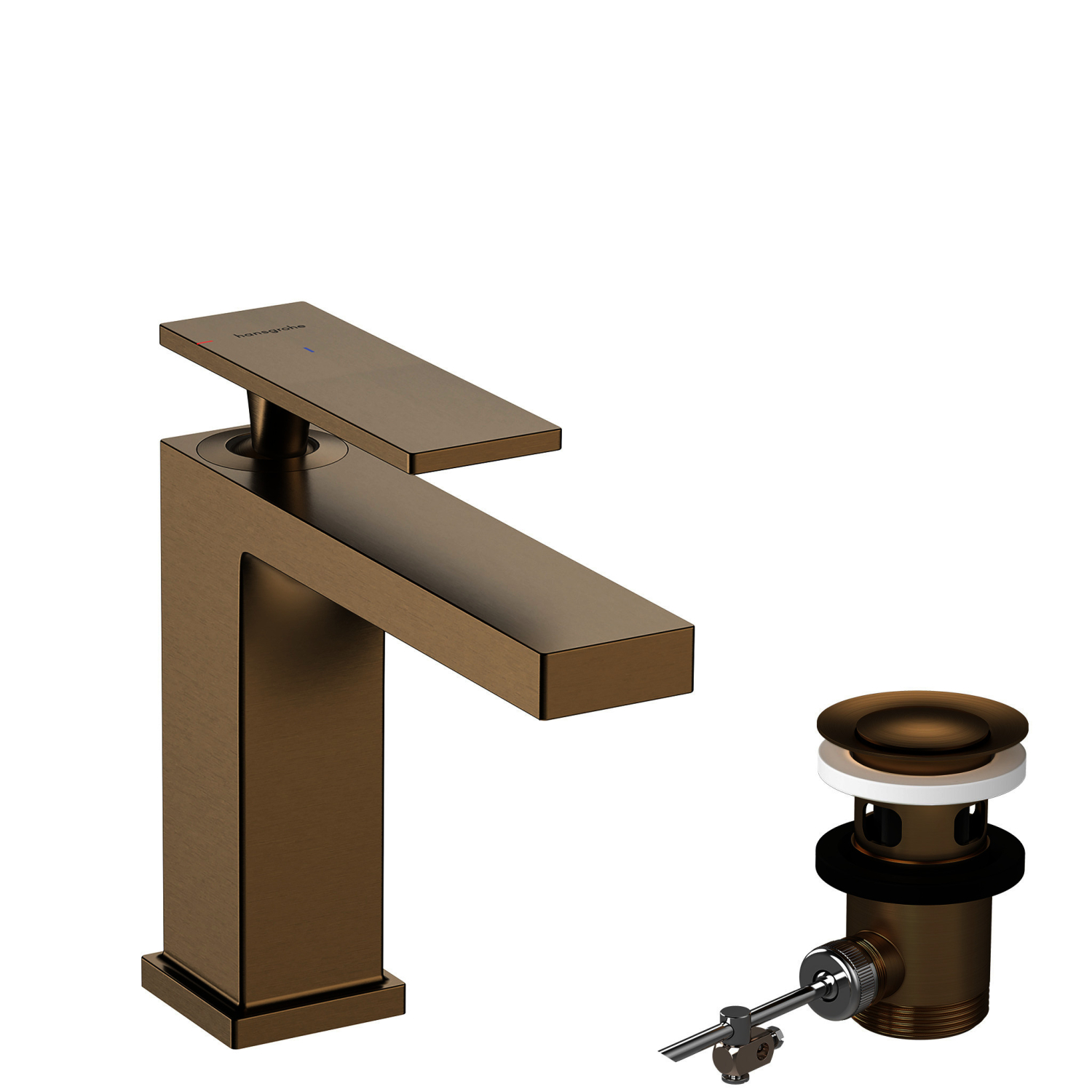 Hansgrohe WTM 110 Tecturis E CoolStart  EcoSmartu.  m. Zugstangen-Ablaufg. BBR
