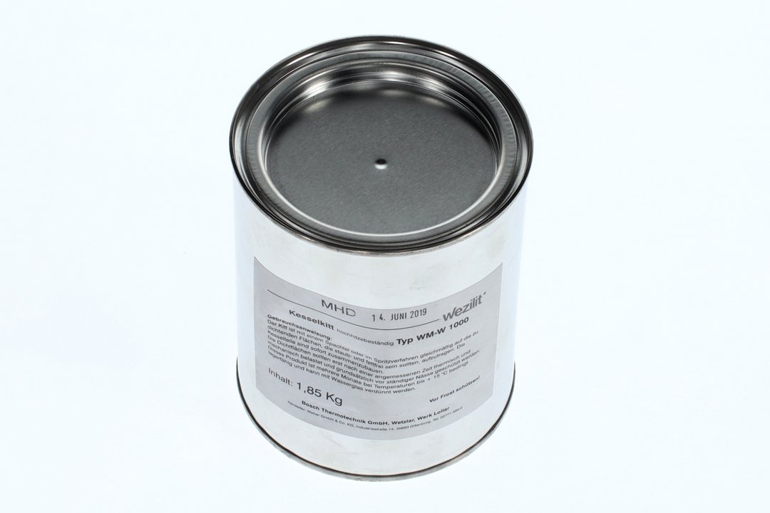 BOSCH Ersatzteil TTNR: 87185760170 Kesselkitt WM-W1000 1,85kg Dose everp