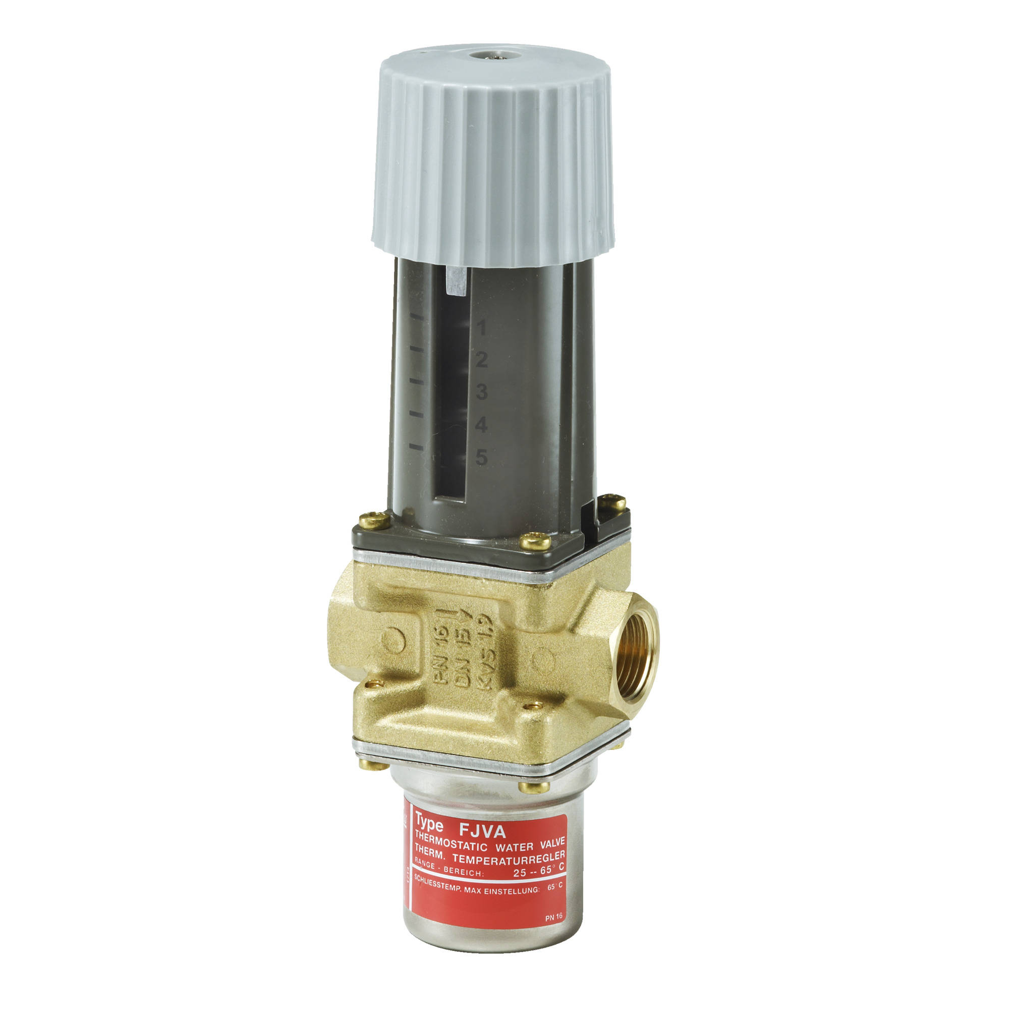 Danfoss thermostatisches Ventil FJVA G 1/2, 0-30 C, kvs: 1,9, ohne Fühler Danfoss thermostatisches Ventil FJVA G 1/2, 0-30 C, kvs: 1,9, ohne Fühler