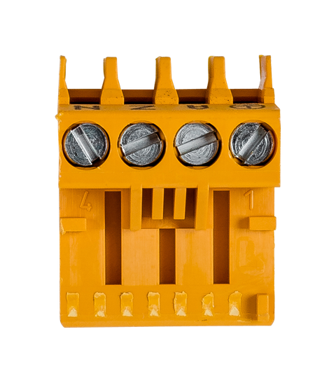 Wolf Gegenstecker gelb 4-pol. Rast5 für TopOne