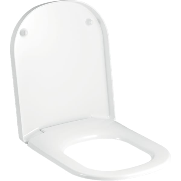 Geberit Renova Plan WC-Sitz, weiß L-Scharniere Edelstahl