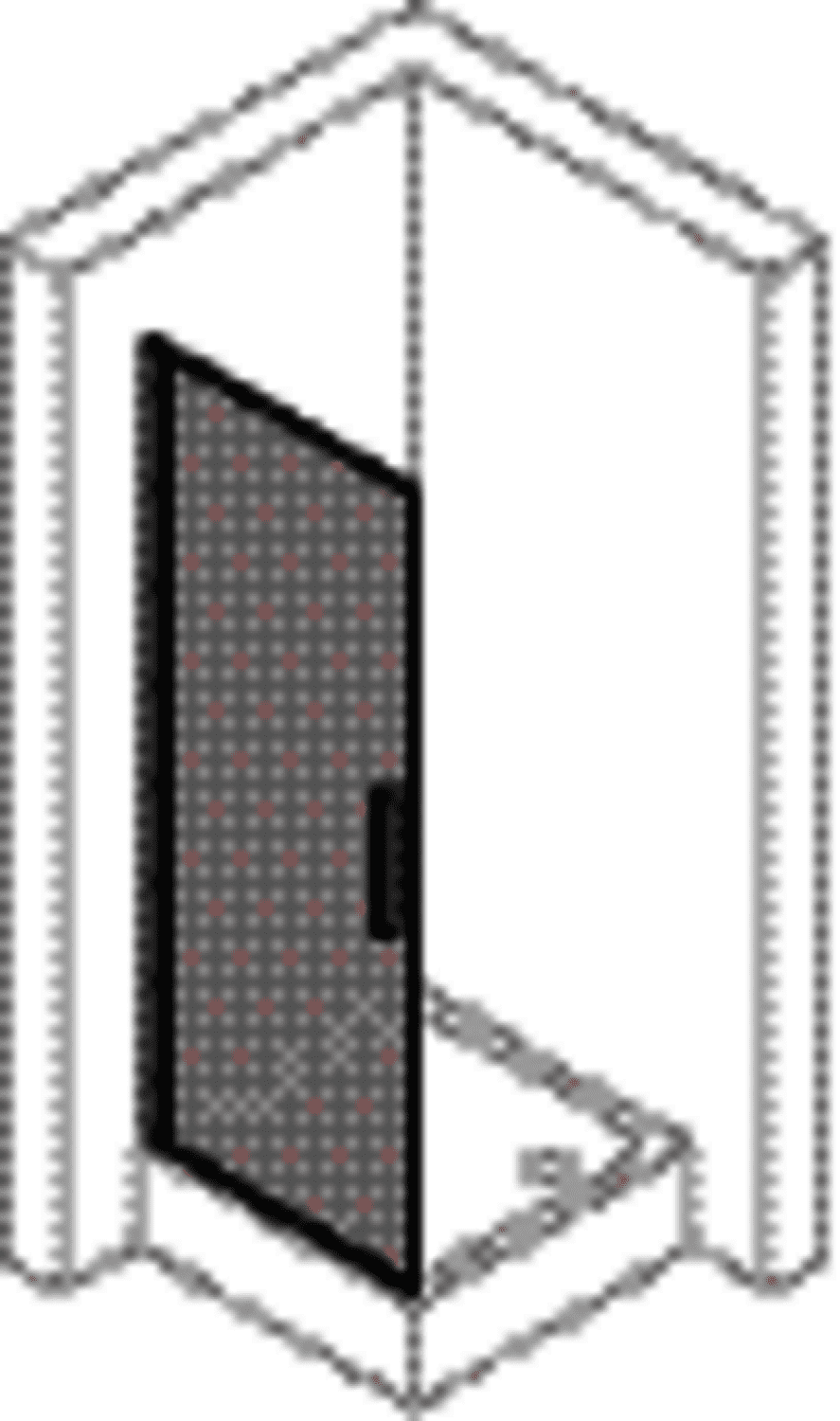 Hüppe Design elegance Schwingtür 800x1900mm 8E0601 087 321 silber/klar