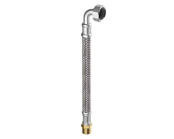 Flamco Meiflex Panzerschlauch Heizung 3/4" AG x 3/4" Bogen, 1000 mm