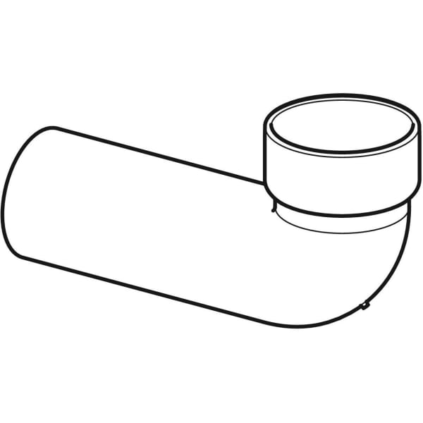 Geberit PE Anschlussbogen 88,5Gr d110/di120