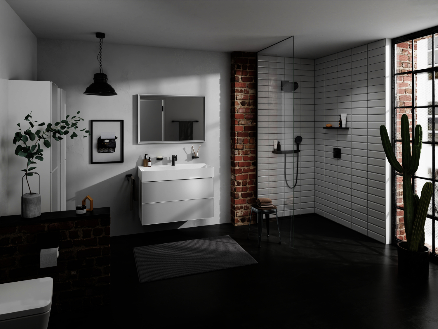 Hansgrohe WTM 110 Tecturis E Fine CoolStart ohne Ablaufgarnitur MSW
