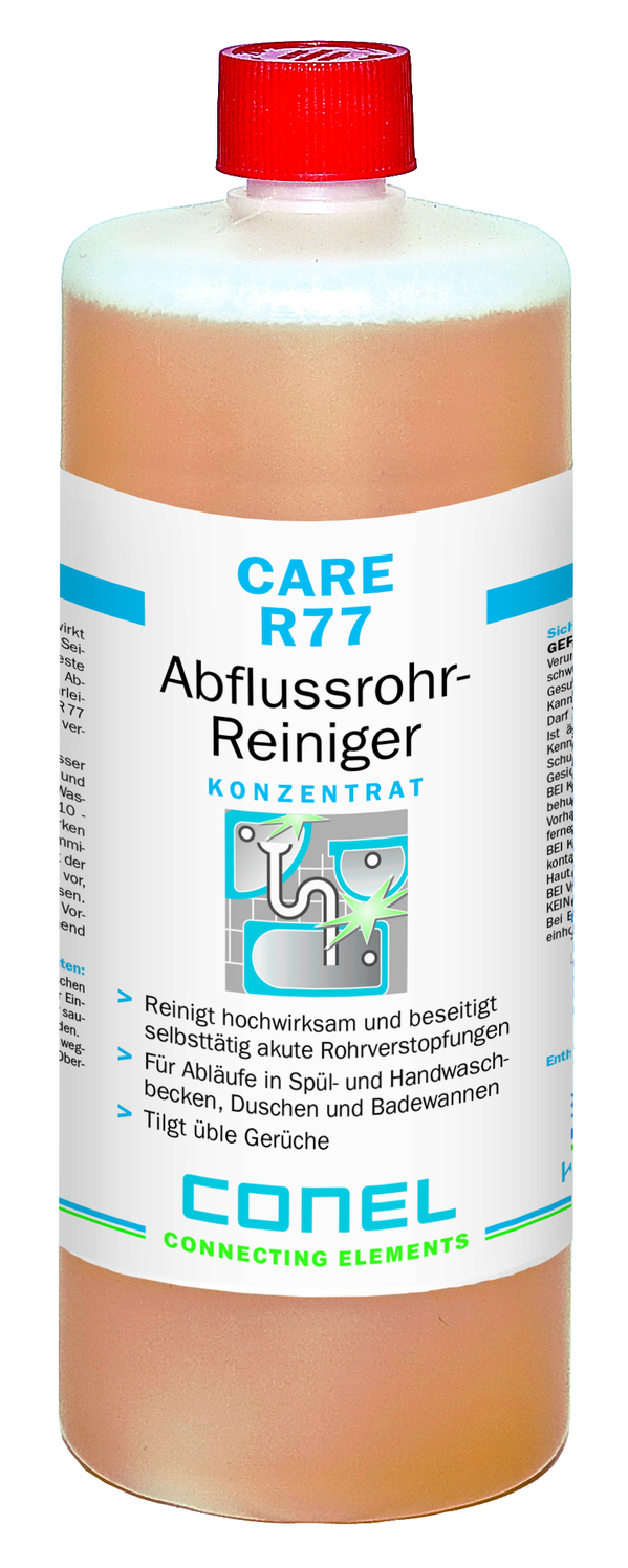 CARE Abflussrohr-Reiniger 1 Liter Flasche CONEL CARE Abflussrohr-Reiniger 1 Liter Flasche CONEL