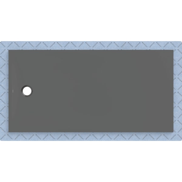 Geberit CleanFloor30 Duschfläche 180 x 90 cm integriert, mit Dichtvlies, graphit matt