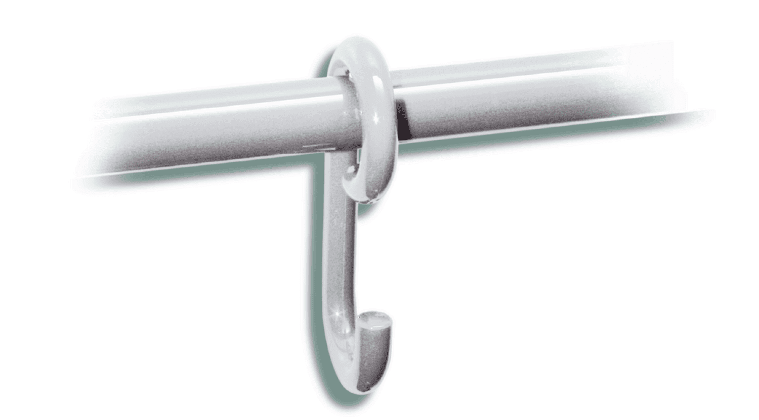 HEWI Haken Ser 477 verschiebbar, auf Stange d:33mm felsgrau