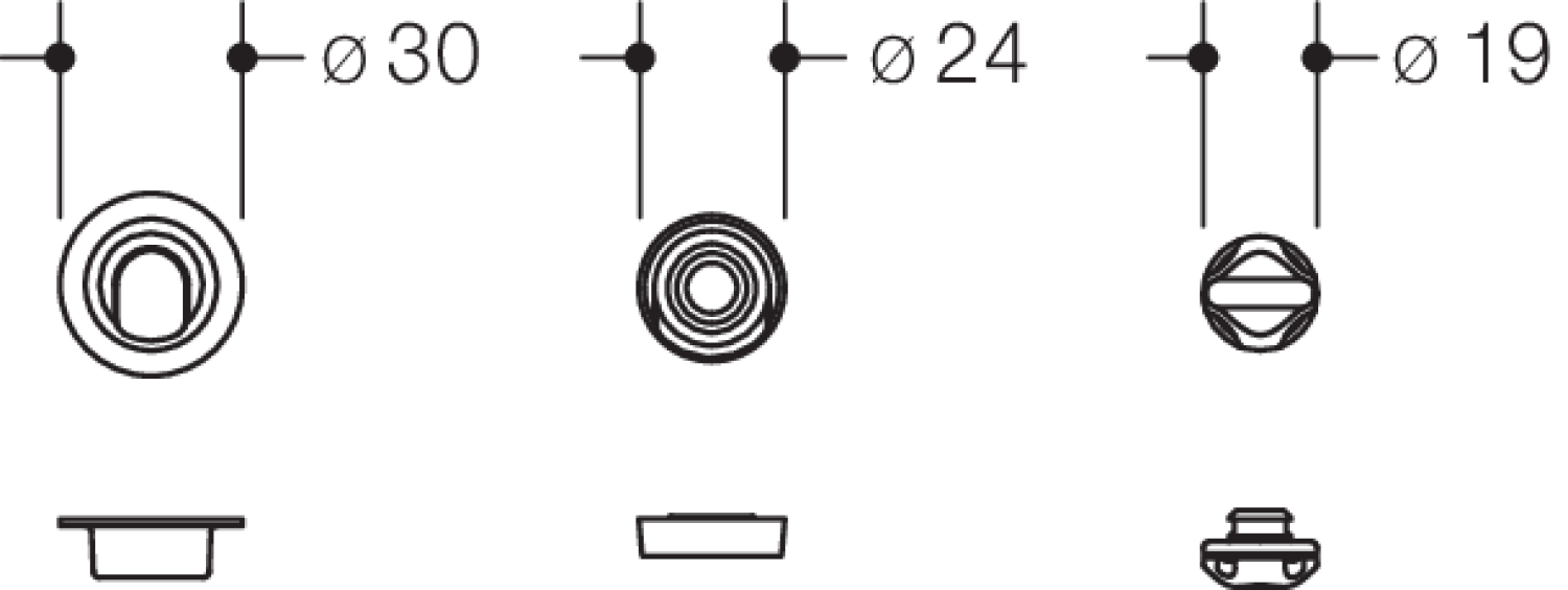 HEWI S 50 Fidlock Befestigung inkl. Diebstahlsicherung für Fbd