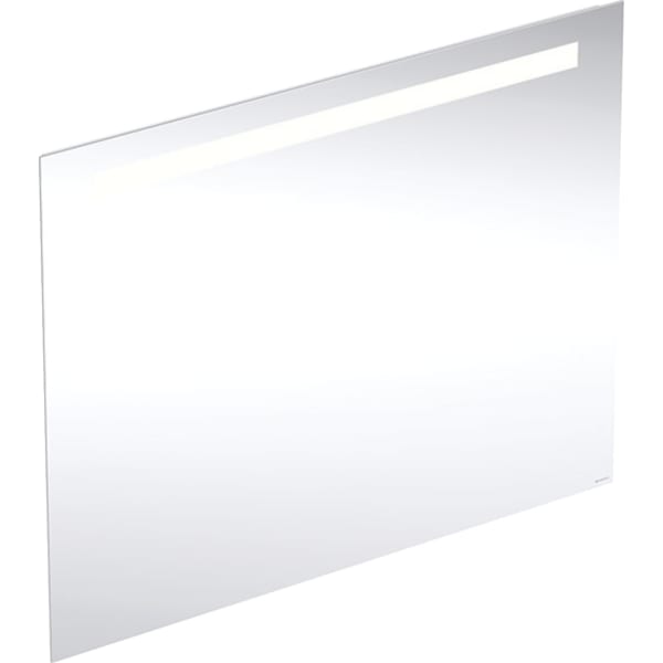 Geberit Option Basic Lichtspiegel, eckig Beleuchtung oben, 90x70x3cm, alu. elox