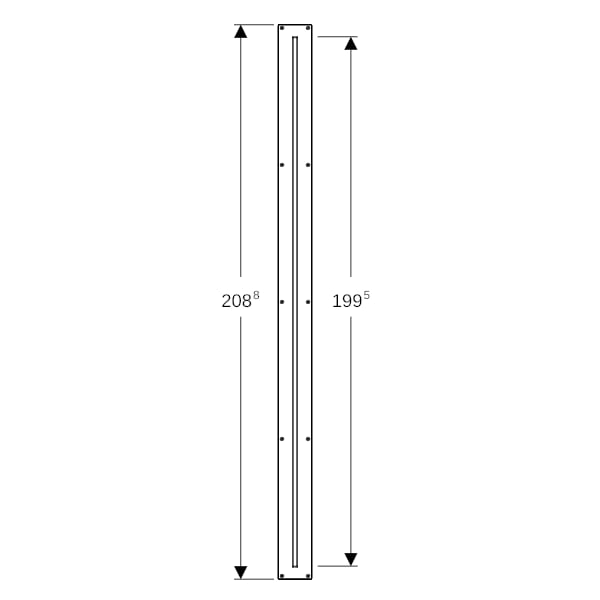 Geberit Montageelement für Duschtrennwand für Fremdsysteme