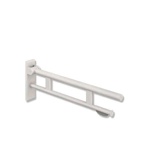 HEWI SK-Griff Duo (B), PRH, L:700, pulverbeschichtet weiß tiefmatt