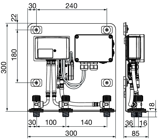 Viega Duscheinheit AquaVip 9120.3 elektronisch 24V CAN