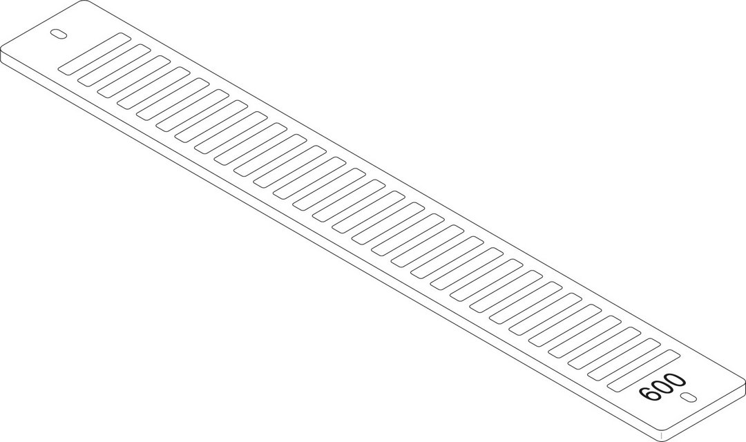 BOSCH Ersatzteil TTNR: 87183402060 Aufsteckgitter 21S-600 RAL9016 everp