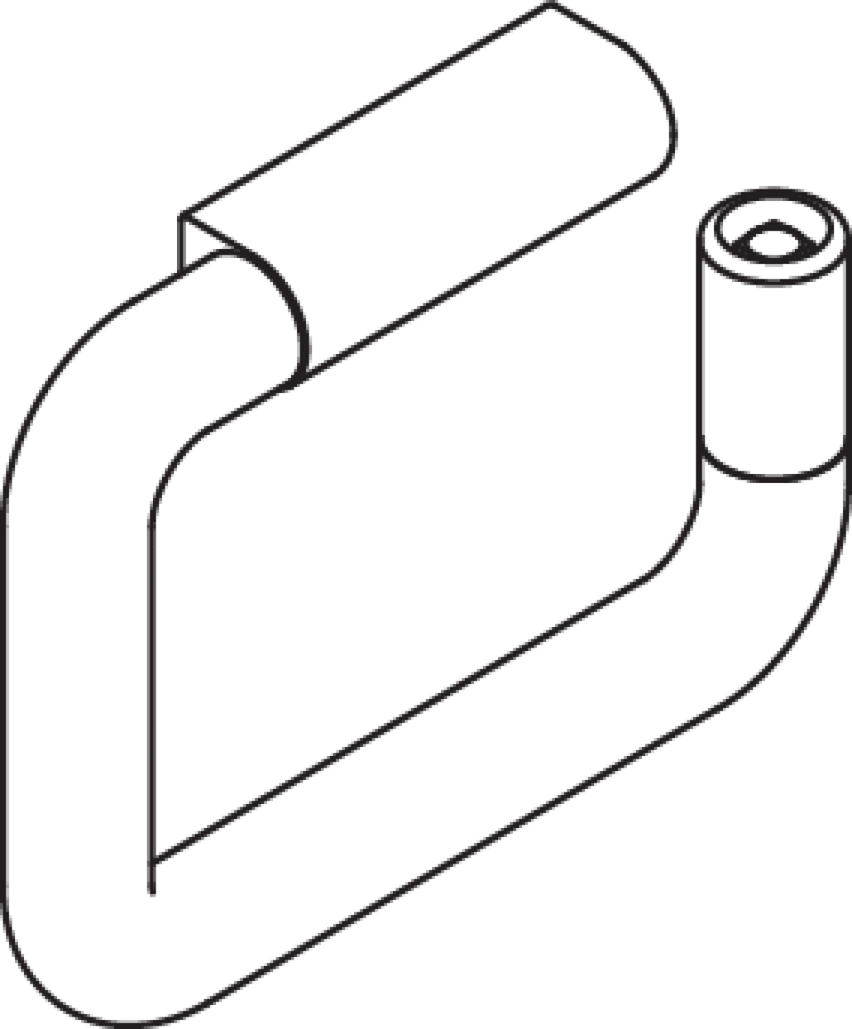HEWI WC-Papierhalter Ser 477, m. Diebstahlschutz reinweiß