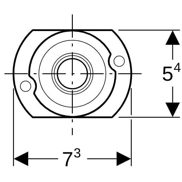Geberit Nachrüstadapter für Zulauf Rp 1/2 Urinal