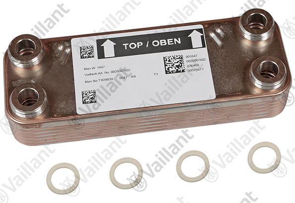 Vaillant Wärmetauscher, HK/SK Vaillant-Nr. 0020085462