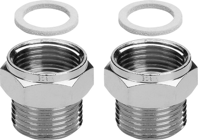 Viega Adapterset 1022.5 in G3/4 Messing vernickelt