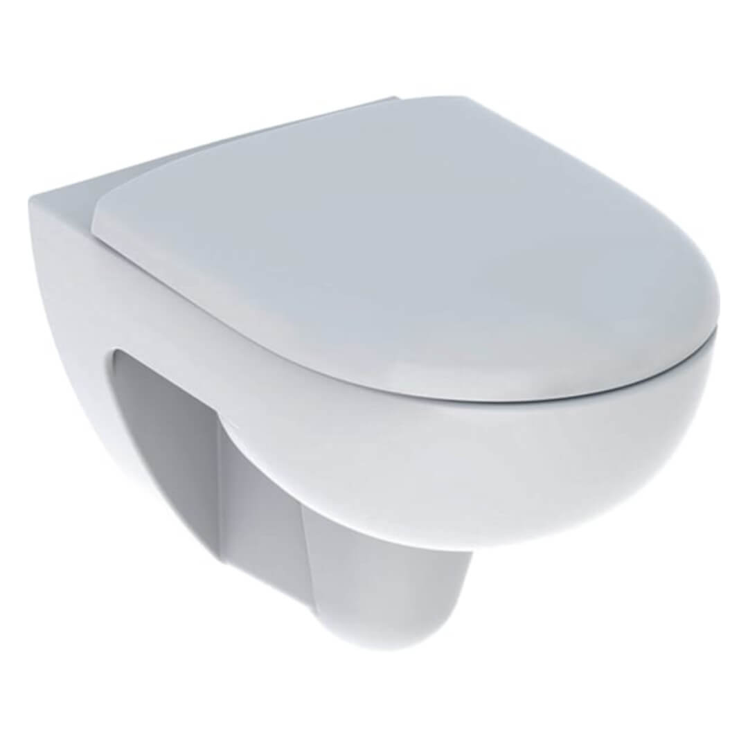 Geberit Wand-Tiefspül-WC Renova Set spülrandlos mit WC-Sitz