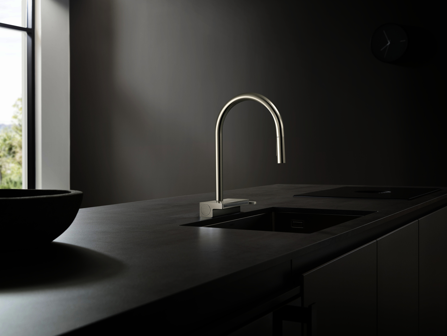 Hansgrohe Spültischmischer 170 Aquno Select M81 Ausziehbrause 3jet steel