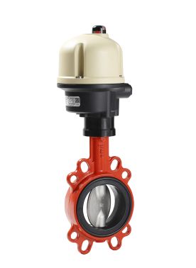 KSB Einklemm-Absperrklappe BOAX-S m.E-Antrieb AQ1L 24V PN 6/10/16 DN 32