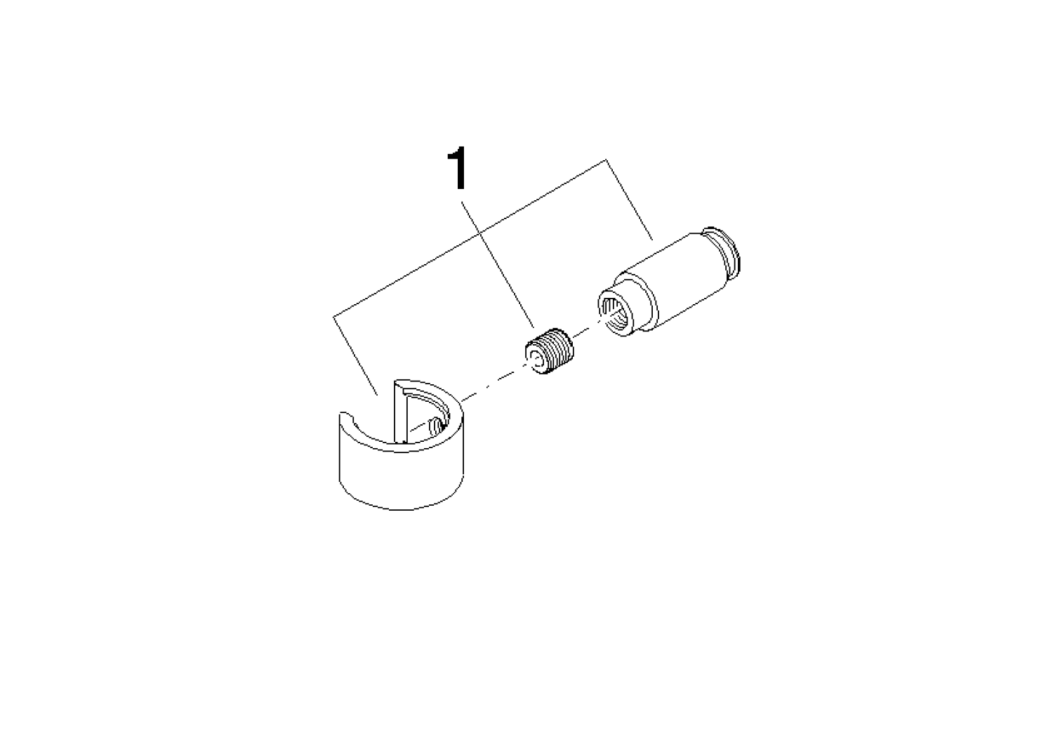 DO Halter ERSATZTEILE 90172001401 80 x 35 x 20 mm Chrom