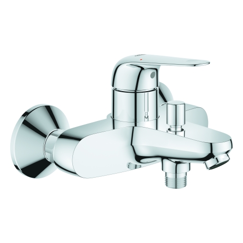 GROHE EH-Wannenbatterie Euroeco 32743_1 Wandmontage eigensicher chrom