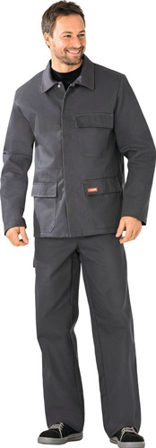 Schweißerschutz-Jacke Nr.1709 Gr.52 grau PLANAM Schweißerschutz-Jacke Nr.1709 Gr.52 grau PLANAM