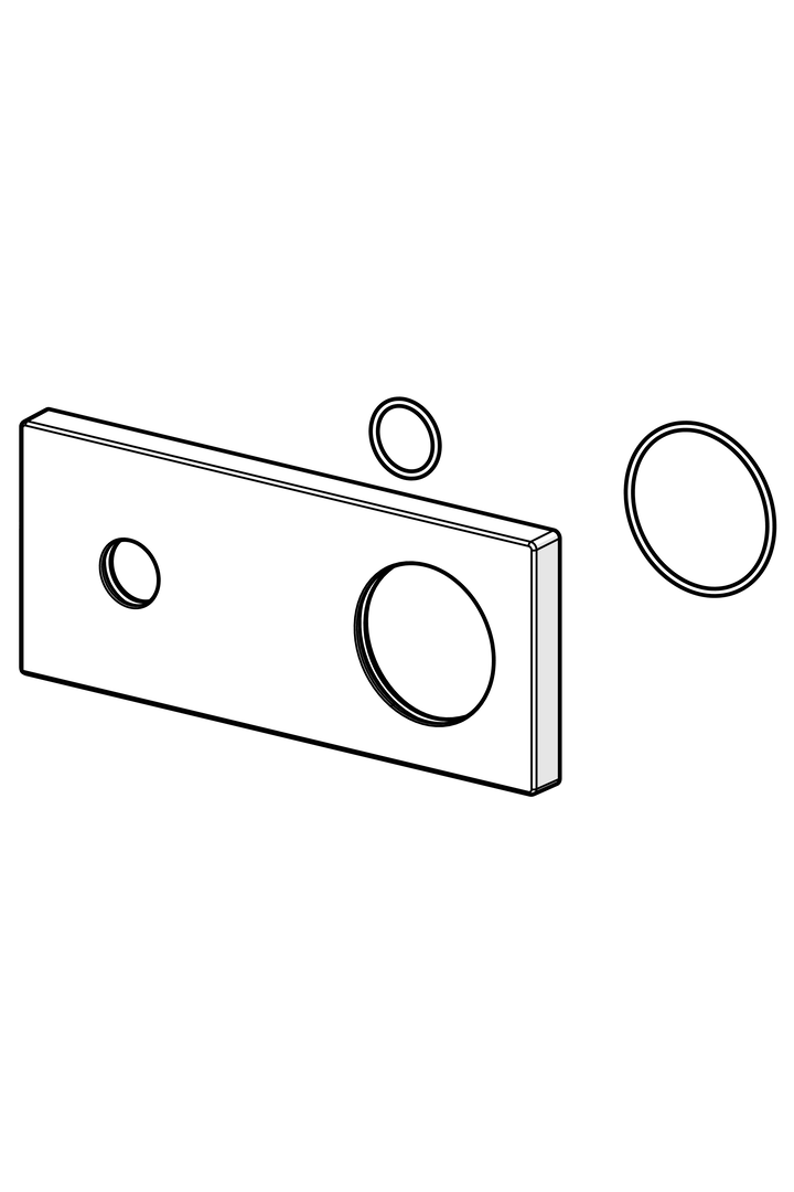 Hansa Abdeckplatte Oras Group 1008244V 175x75 mm chr Hansa Abdeckplatte Oras Group 1008244V 175x75 mm chr