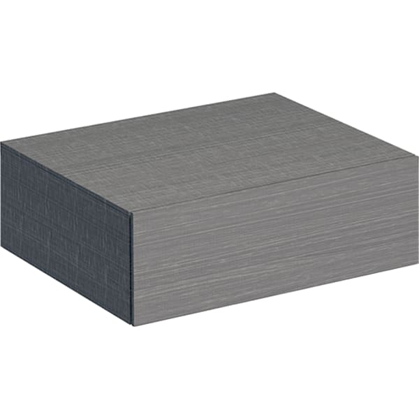 Geberit Xeno2 Seitenschrank mit 1 Schublade 58x20x46,2cm, sculturagrau
