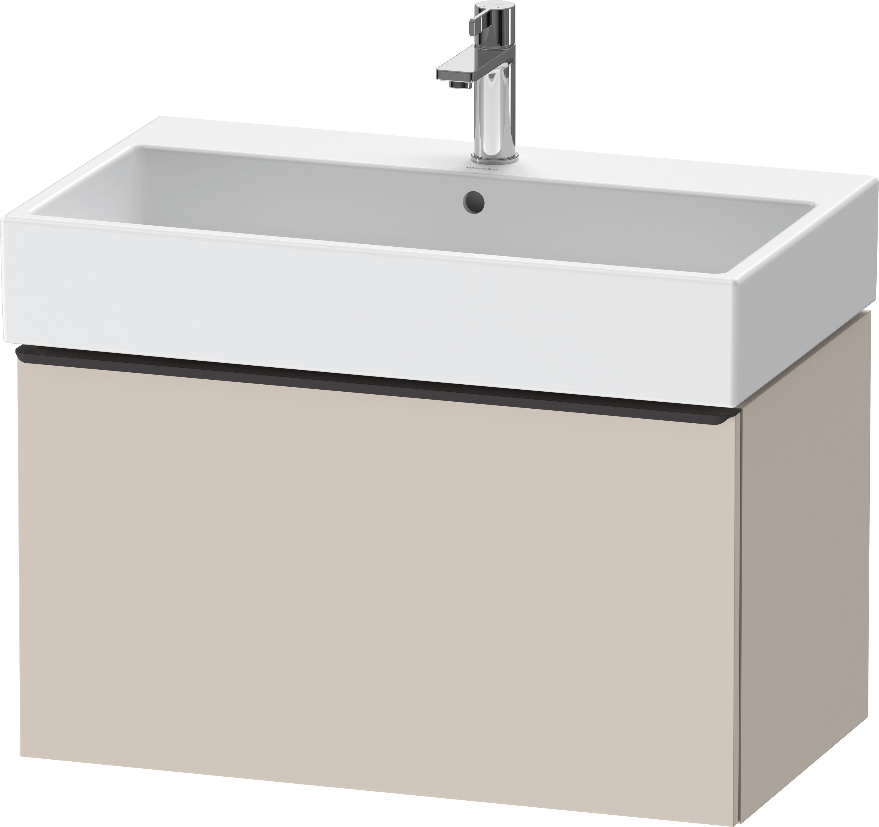 Duravit D-Neo WTU,Wdh,Ausz:1,Gr:Diamant Schw. 784x442x440mm,Taupe Matt, Dekor